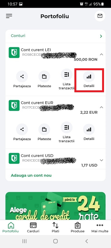 Lista tranzactii 2
