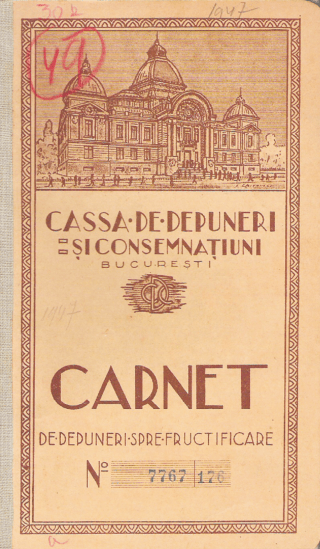 Carnet de depuneri 1946